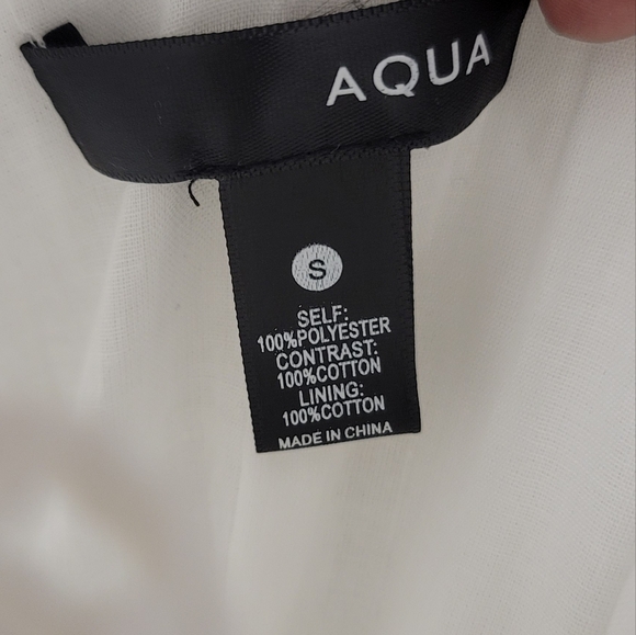 NWT Aqua Crochet Trim Fit & Flare Mini Dress - Picture 8 of 10